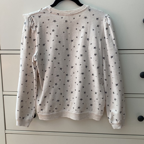 XL ruffle front star pattern sweatshirt by Jessica Simpson - Picture 4 of 4